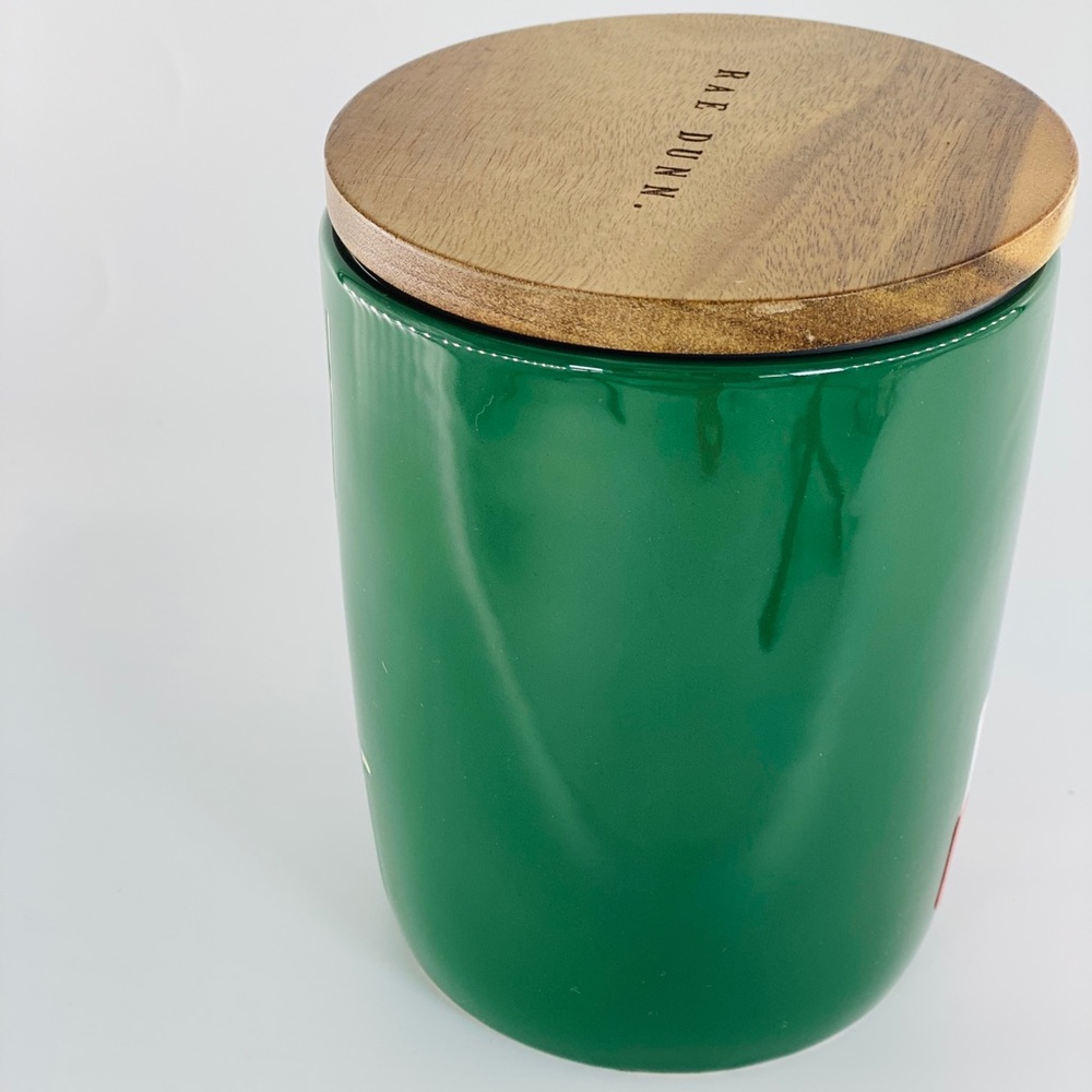 Rae Dunn Green Merry and Bright Container - Picture 5 of 10